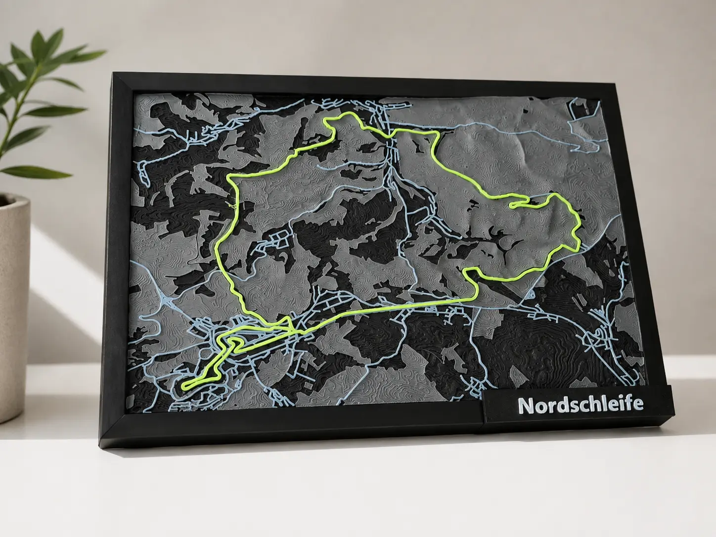 Circuit Nordschleife imprimé en 3D, objet personnalisé - MaPièce3D
